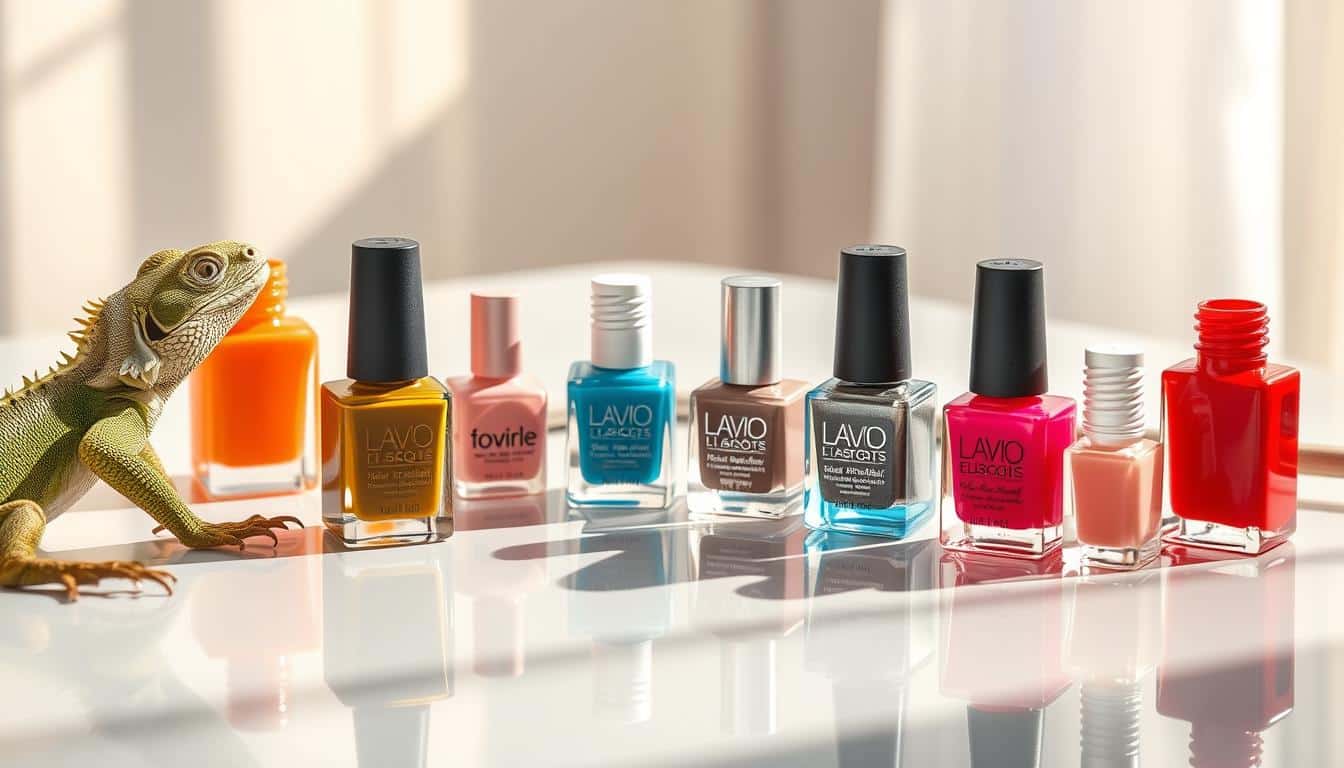 Cruelty-free nail polish options for lizard owners