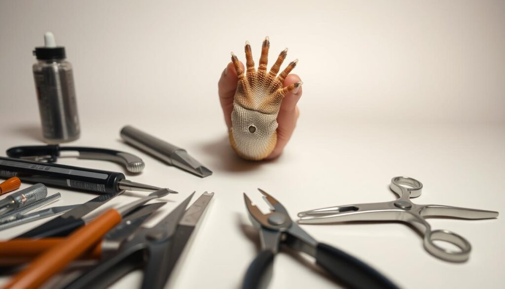 nail care routine for reptiles