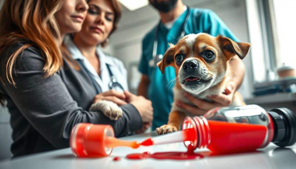 nail polish ingestion in pets