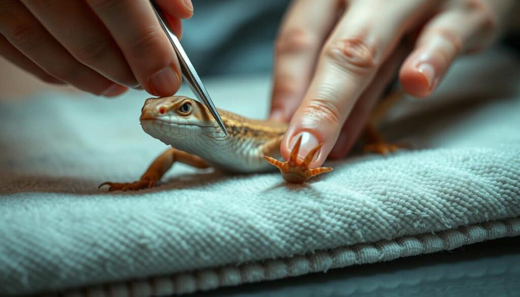 nail trimming reptiles