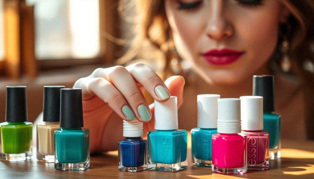 picking nail polish colors