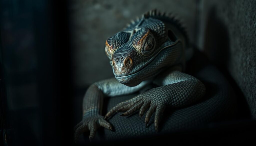 reptile distress signs