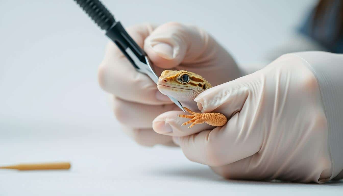 safe nail care for reptile handlers