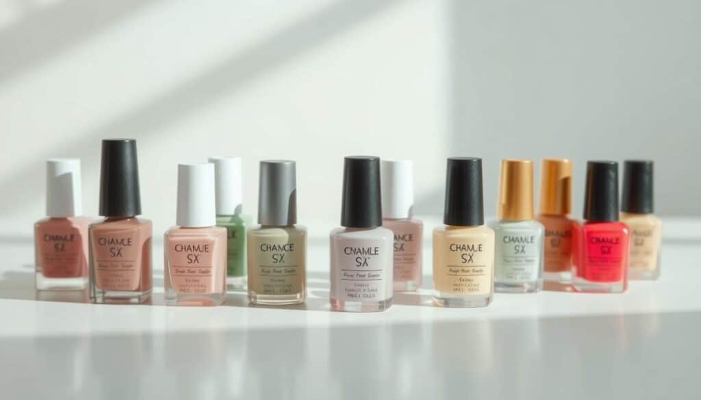 safe nail polish selection