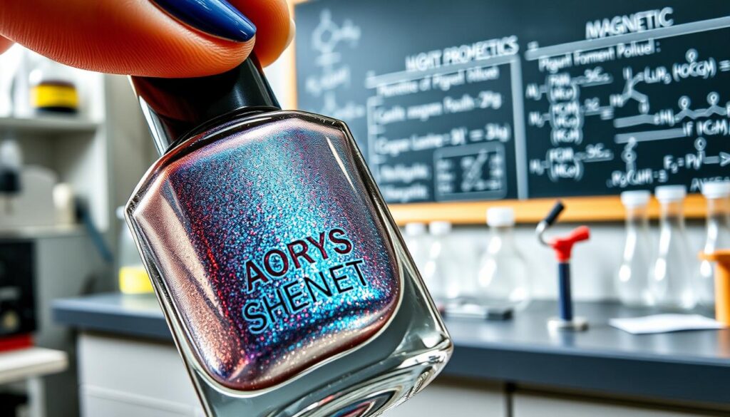 science of magnetic nail polish